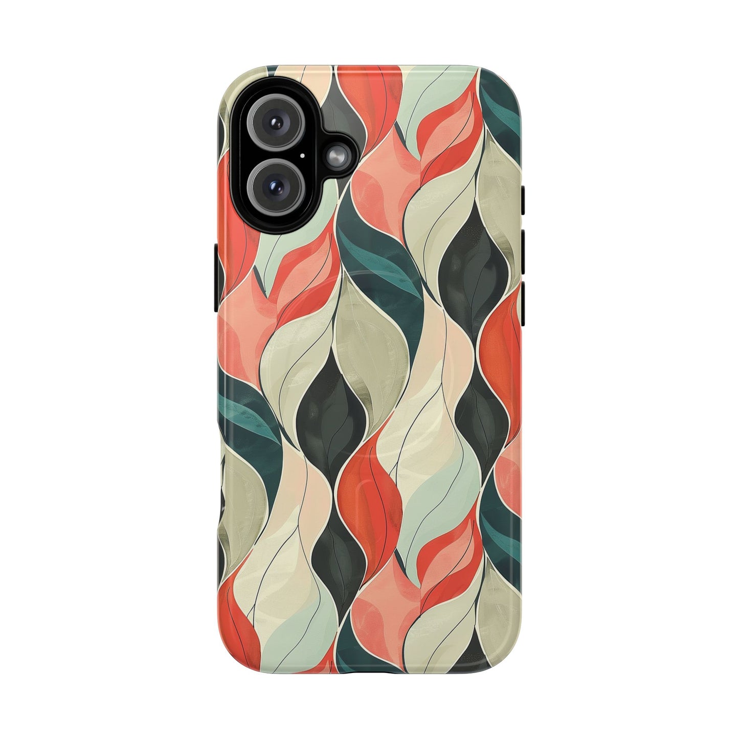 Soft Swirl Floral Tough Magnetic Case