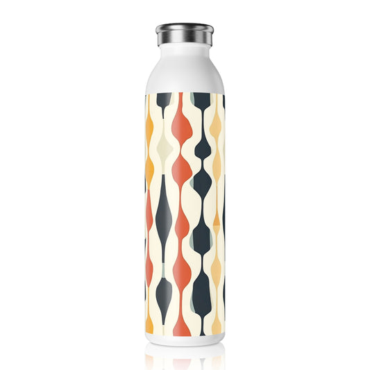 Orbiting Florals Slim Water Bottle