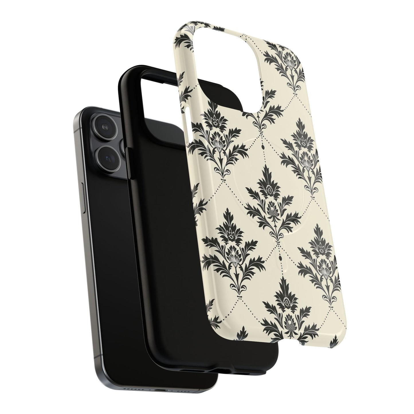 Midnight Damask Tough Magnetic Case