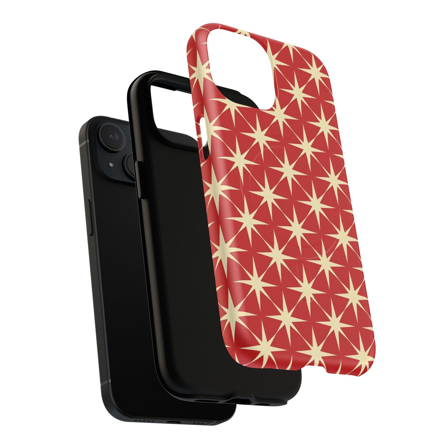 Crimson Star Tough Magnetic Phone Case