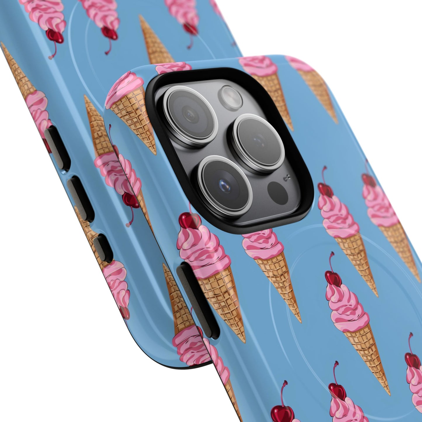 Cherry Swirl Tough Magnetic Phone Case