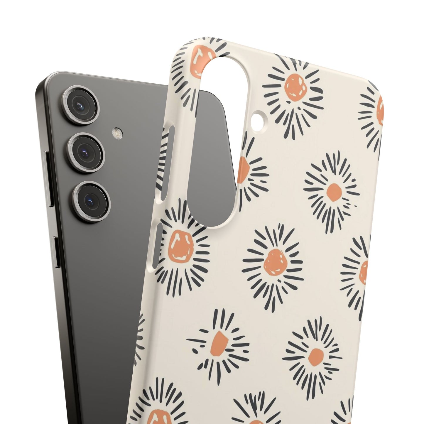 Sunburst Diary Floral Snap Case