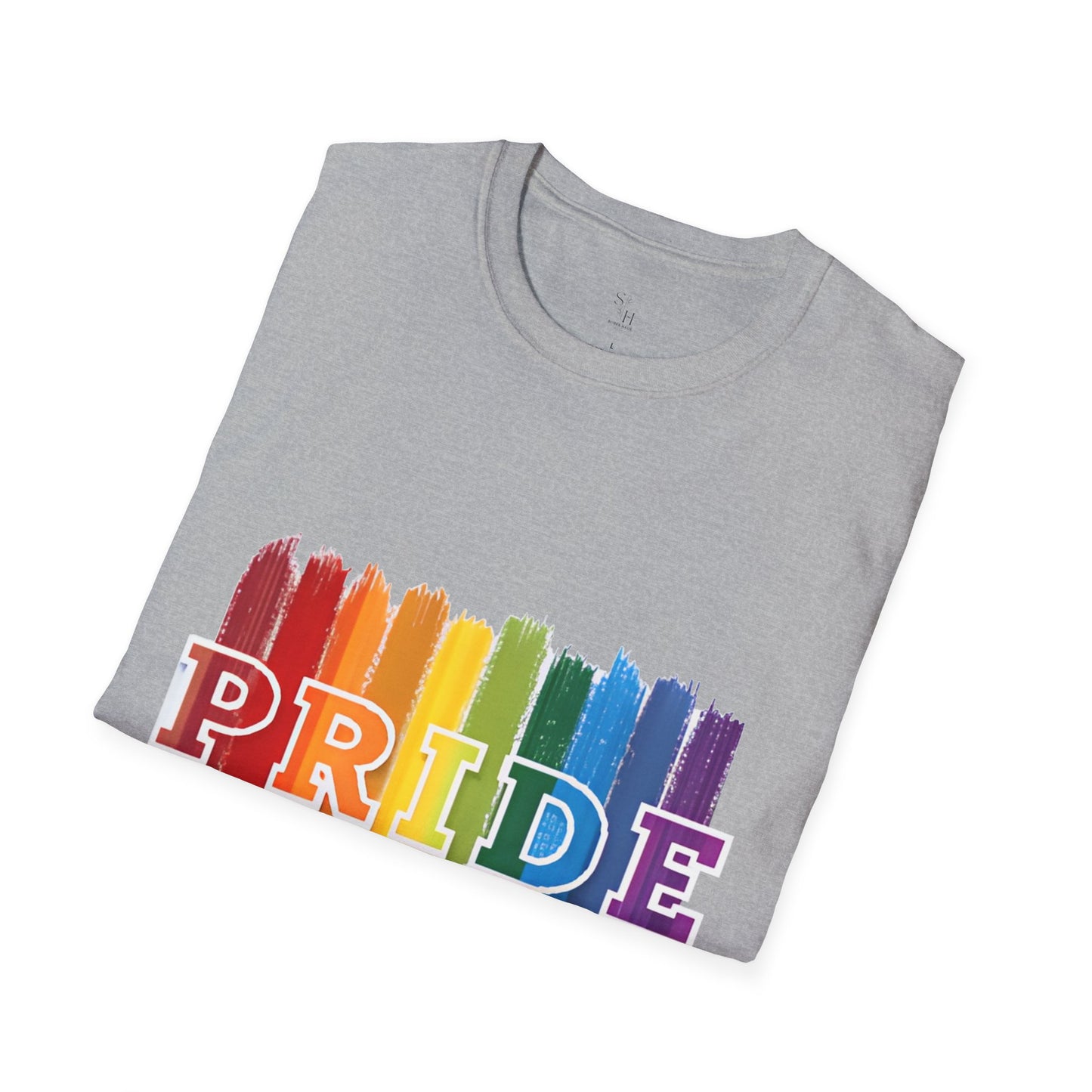 Pride Rainbow Stripes & Fingerprint T-Shirt