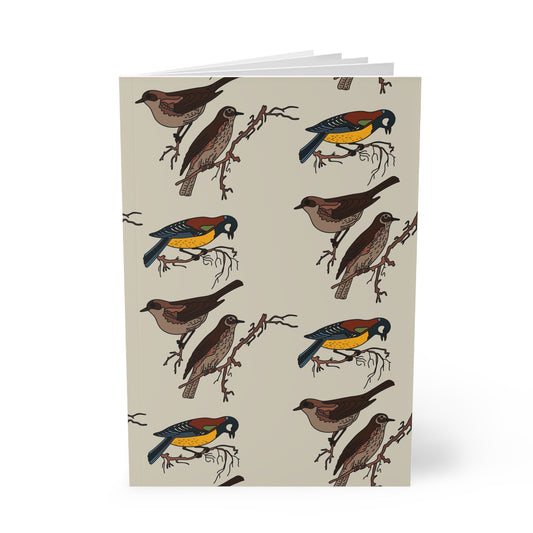 Whisper Wing Nature-Inspired Softcover Notebook, A5