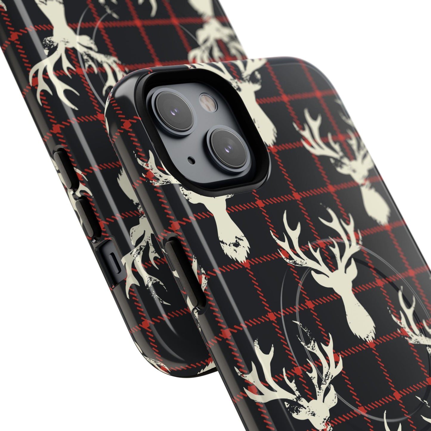 Stag Plaid Tough Magnetic Case
