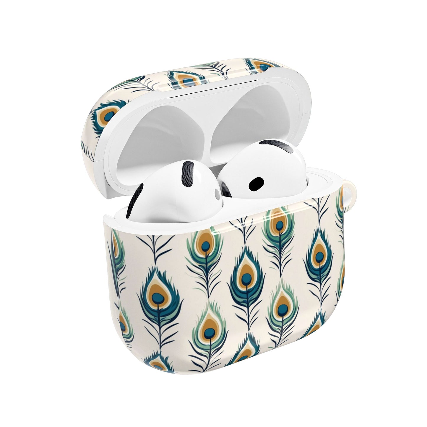 Strutting Peacock Feather AirPod Cases