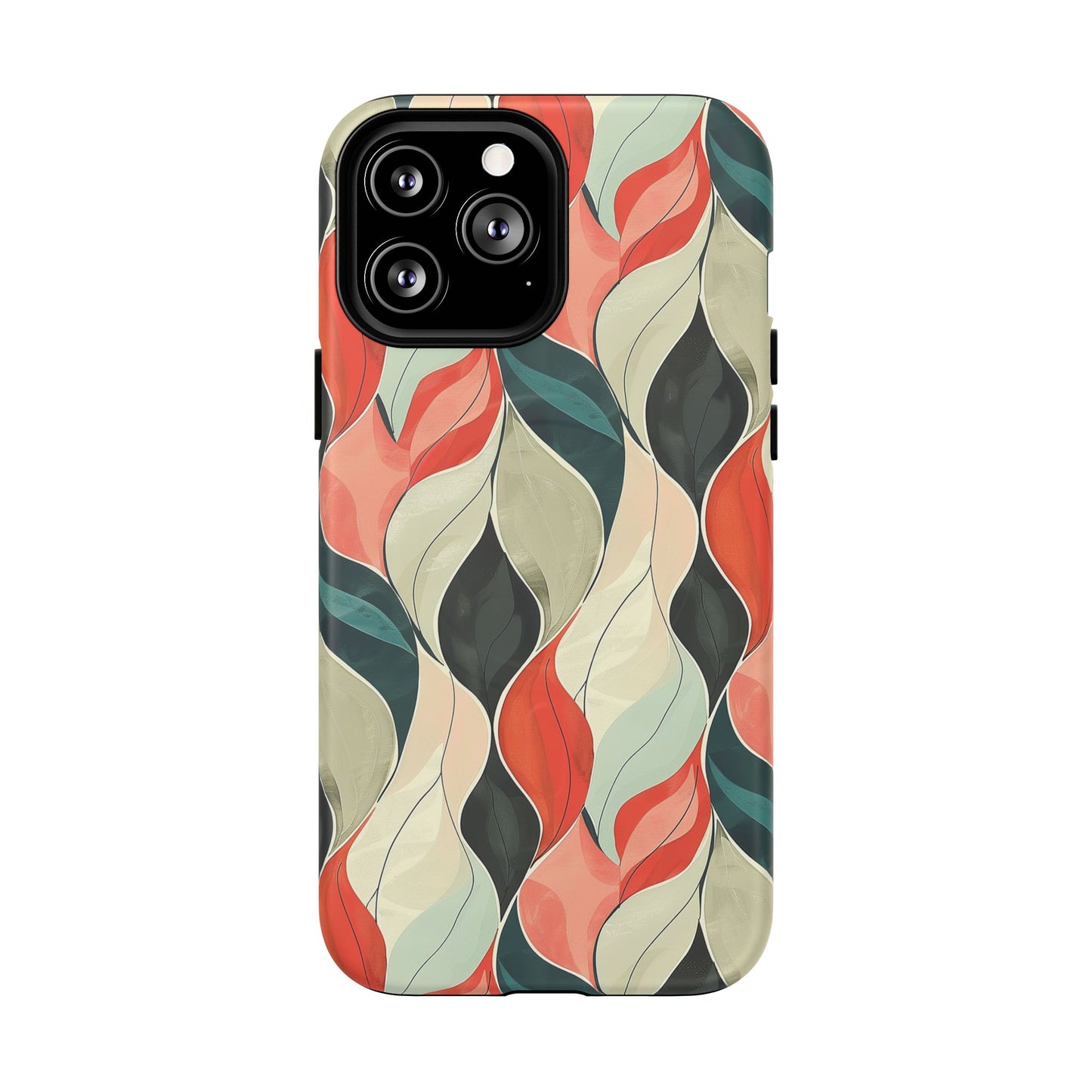 Soft Swirl Floral Tough Magnetic Case