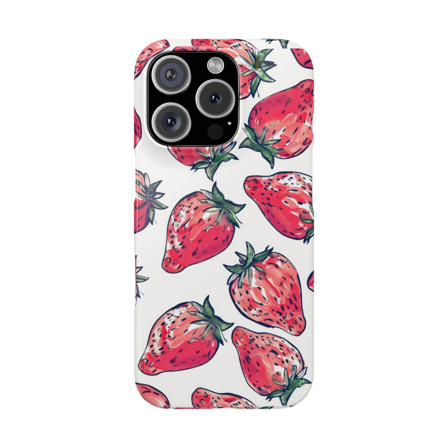 Creamy Berry Phone Snap Case
