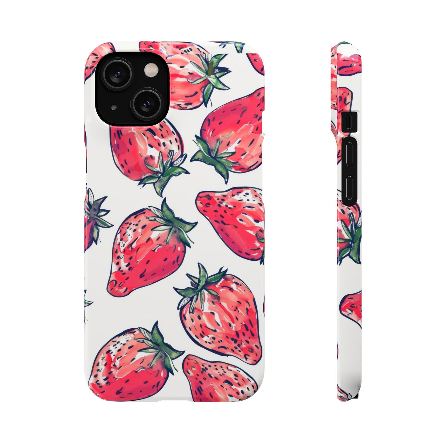 Creamy Berry Phone Snap Case