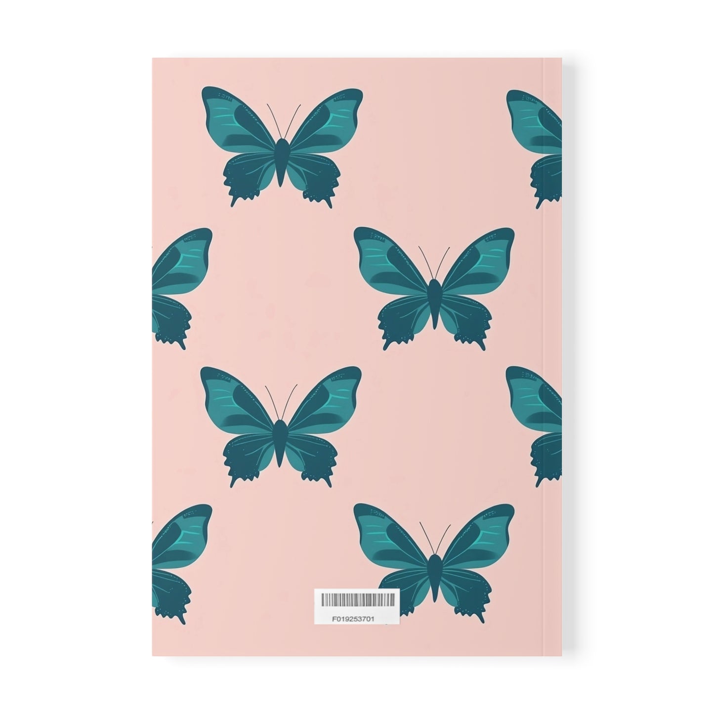 Fly Away Butterfly Design A5 Softcover Notebook, Journal