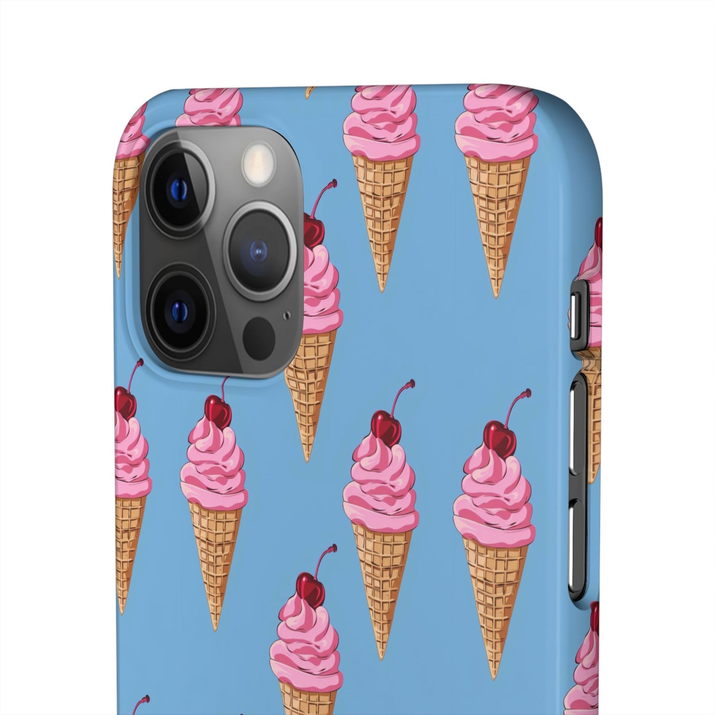 Cherry Swirl Phone Snap Case
