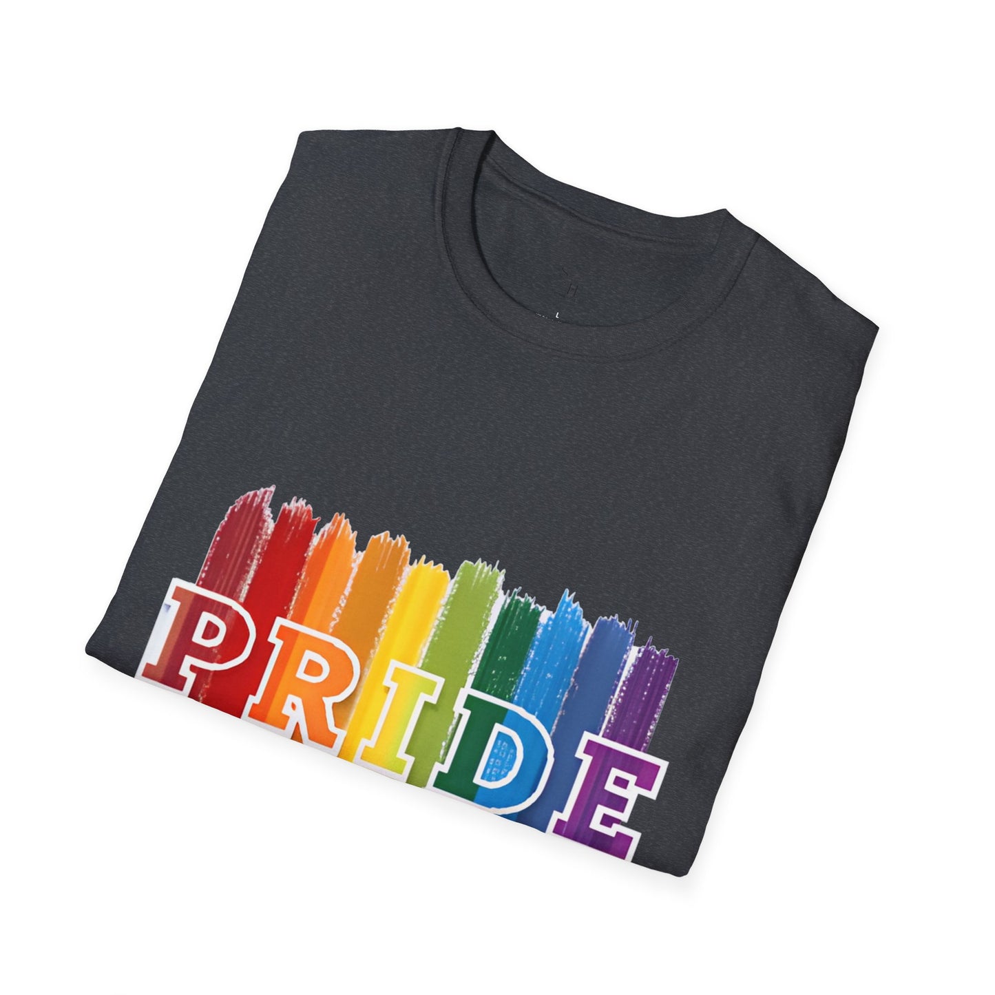 Pride Rainbow Stripes & Fingerprint T-Shirt