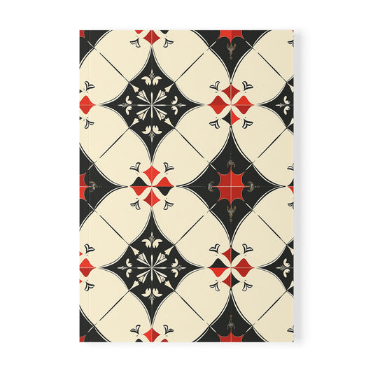 Chapter Mosaic - Elegant Art Deco Softcover Notebook, A5