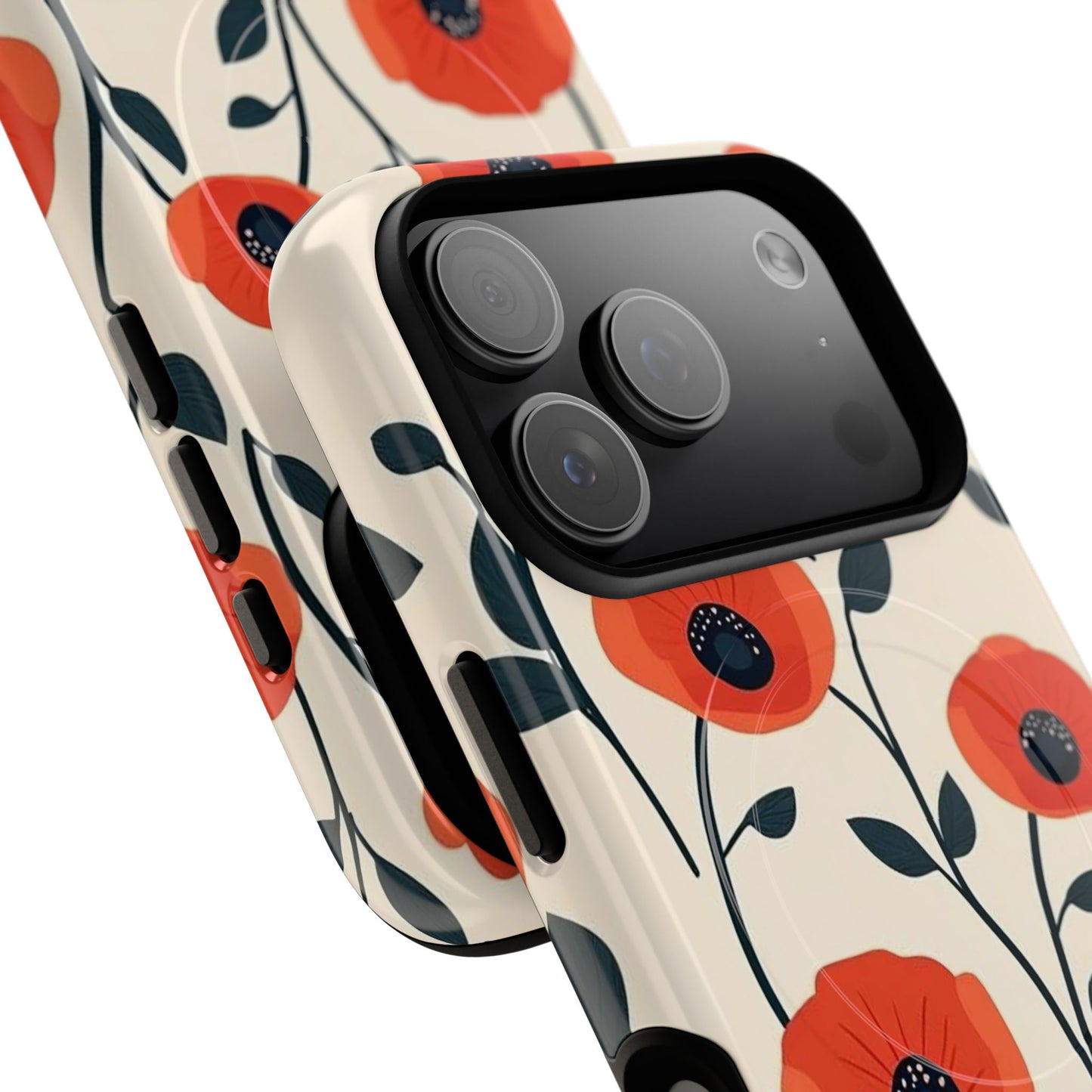 Poppy Fields Tough Magnetic Phone Case