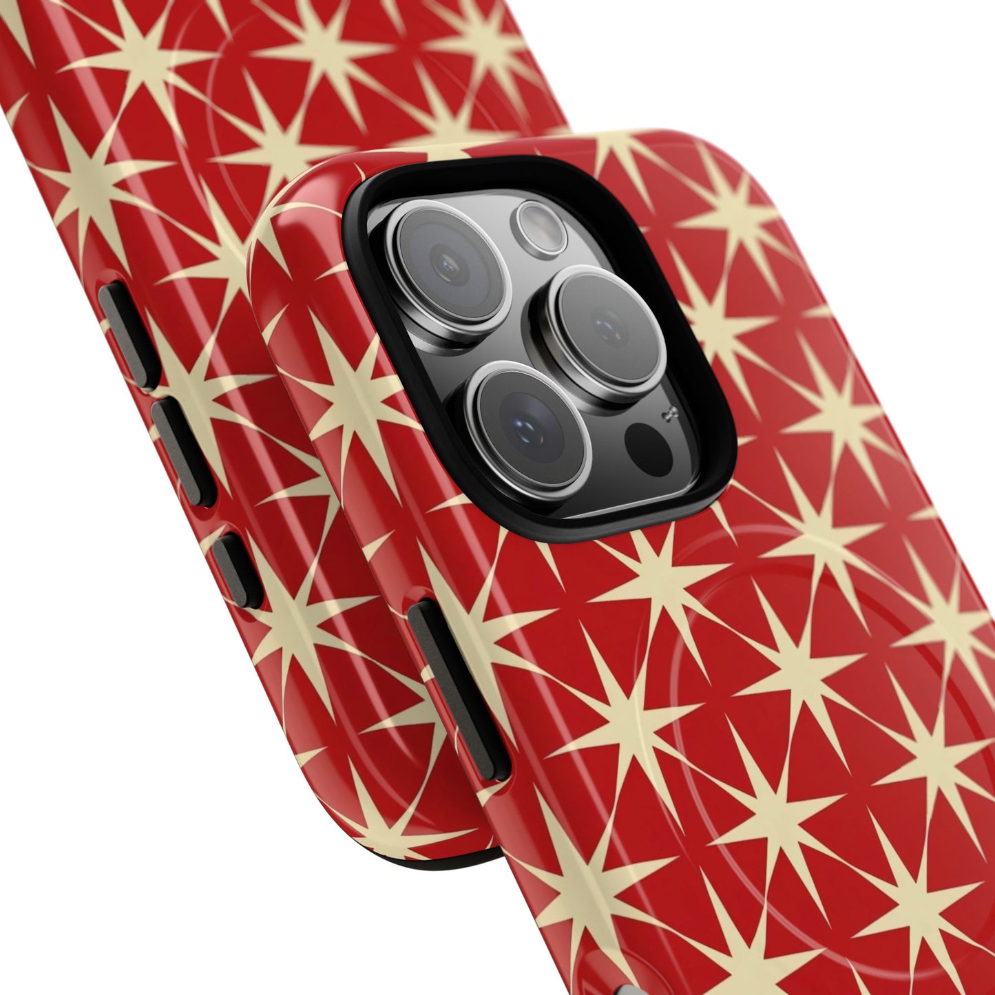 Crimson Star Tough Magnetic Phone Case