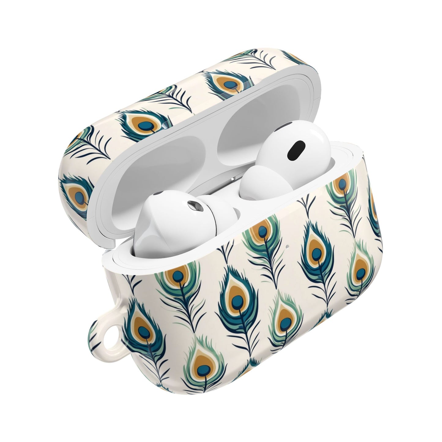 Strutting Peacock Feather AirPod Cases