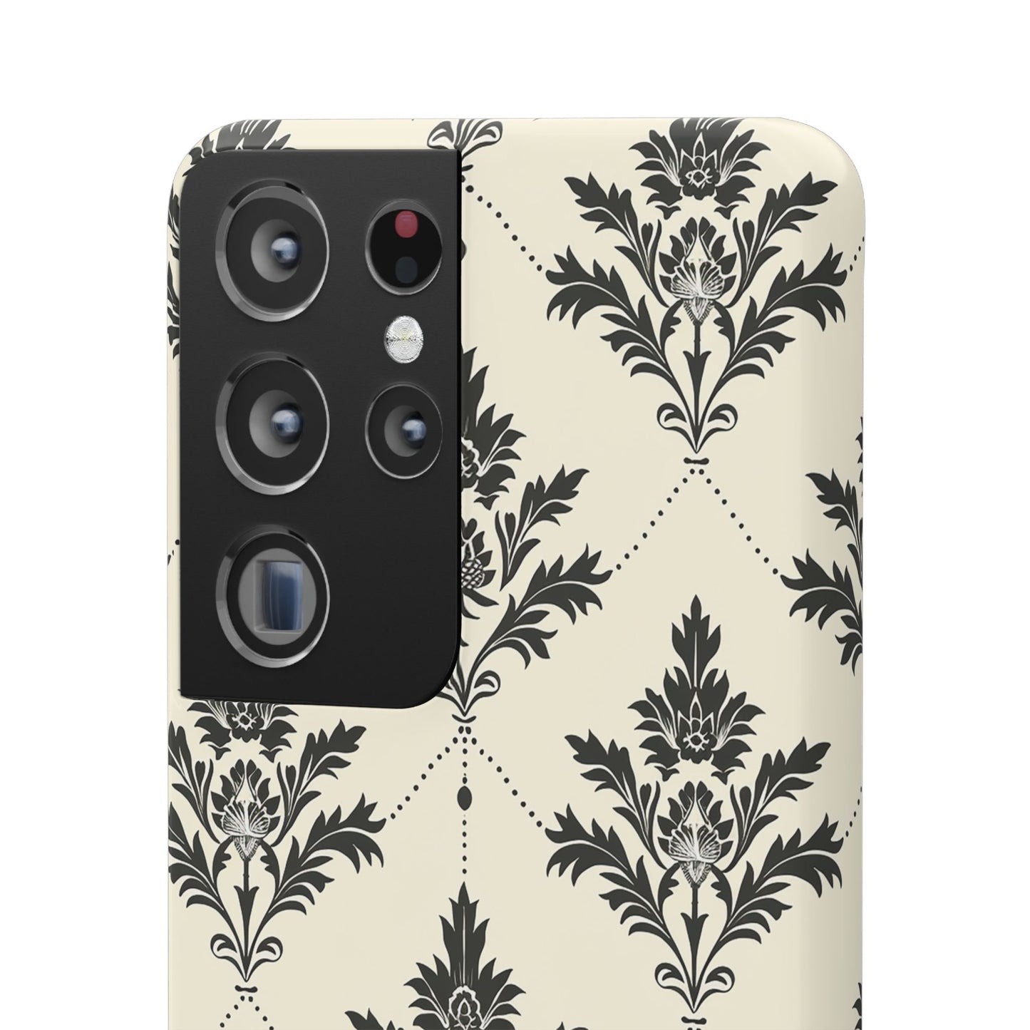 Midnight Damask Snap Case