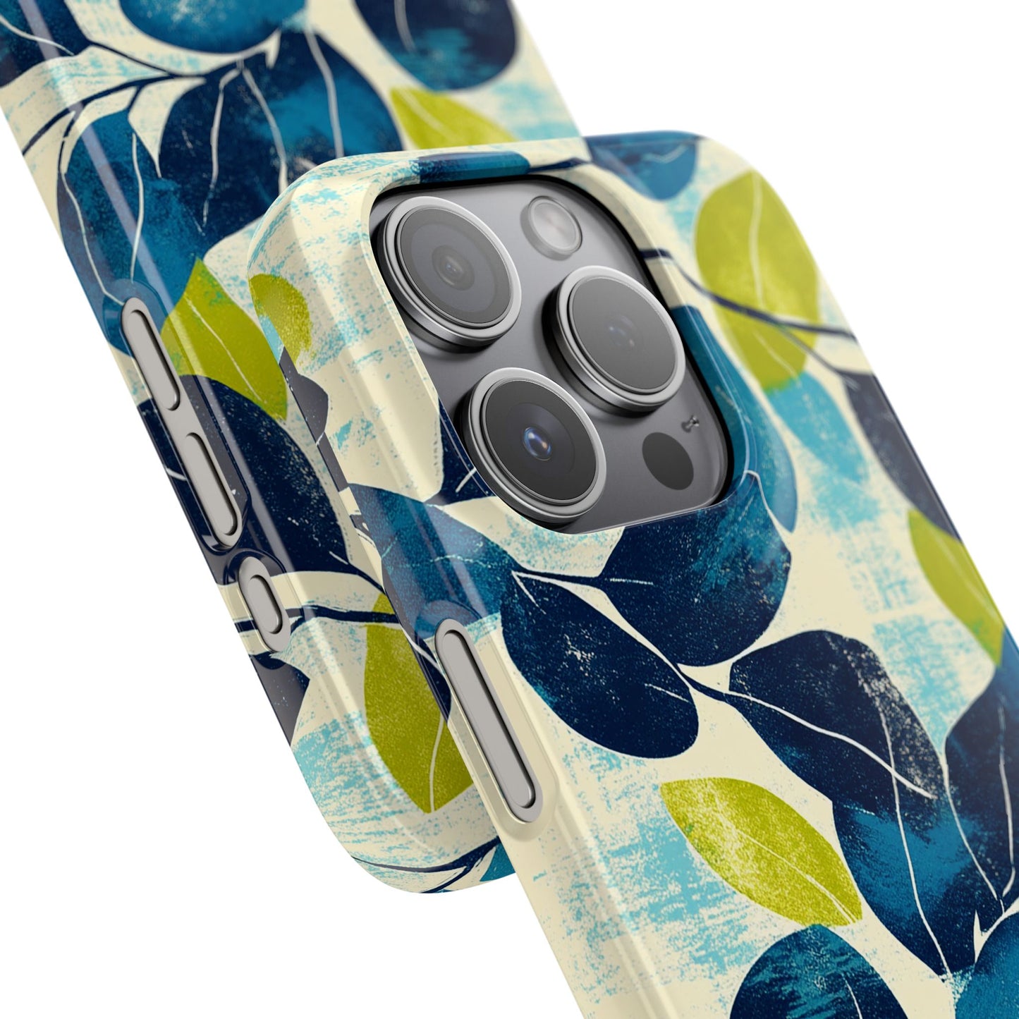 Retro Leaves Snap Phone Case