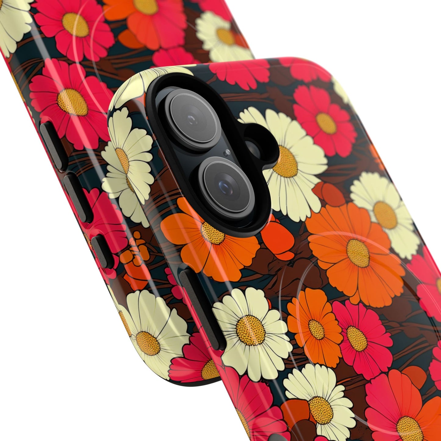 Flower Power Vintage Phone Tough Magnetic Case