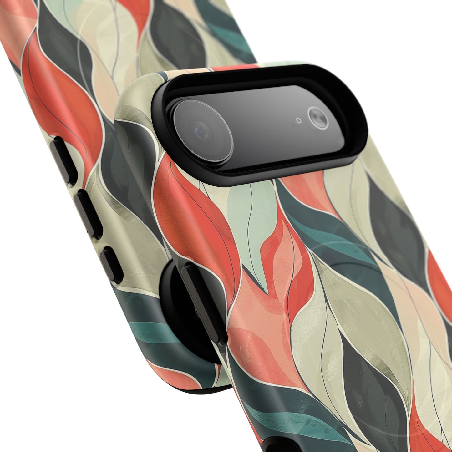 Soft Swirl Floral Tough Magnetic Case