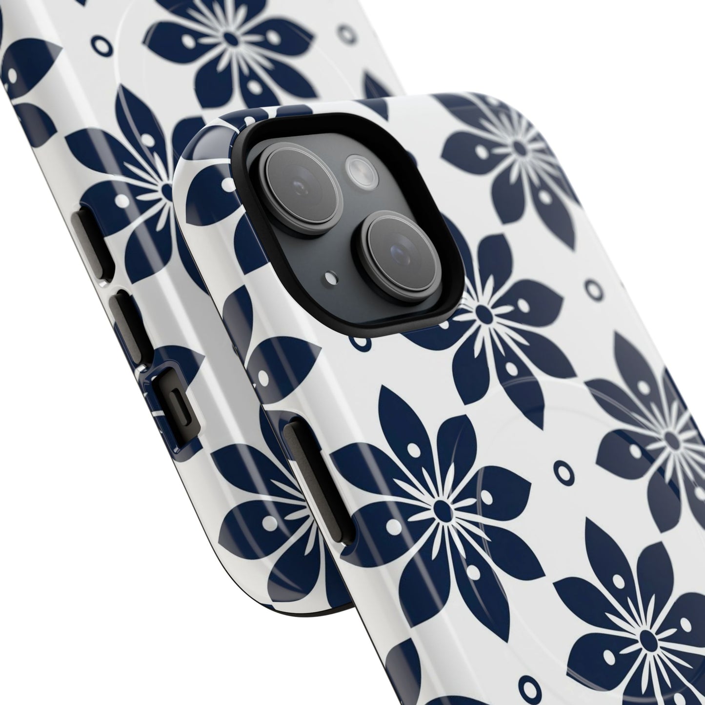 Azure Lattice Tough Magnetic Case
