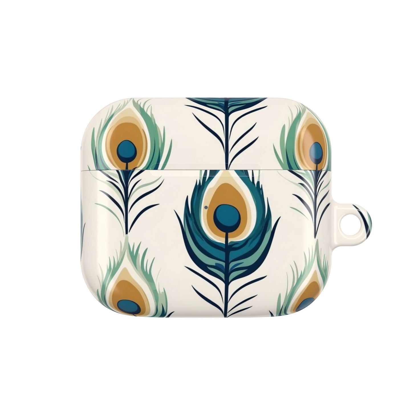 Strutting Peacock Feather AirPod Cases