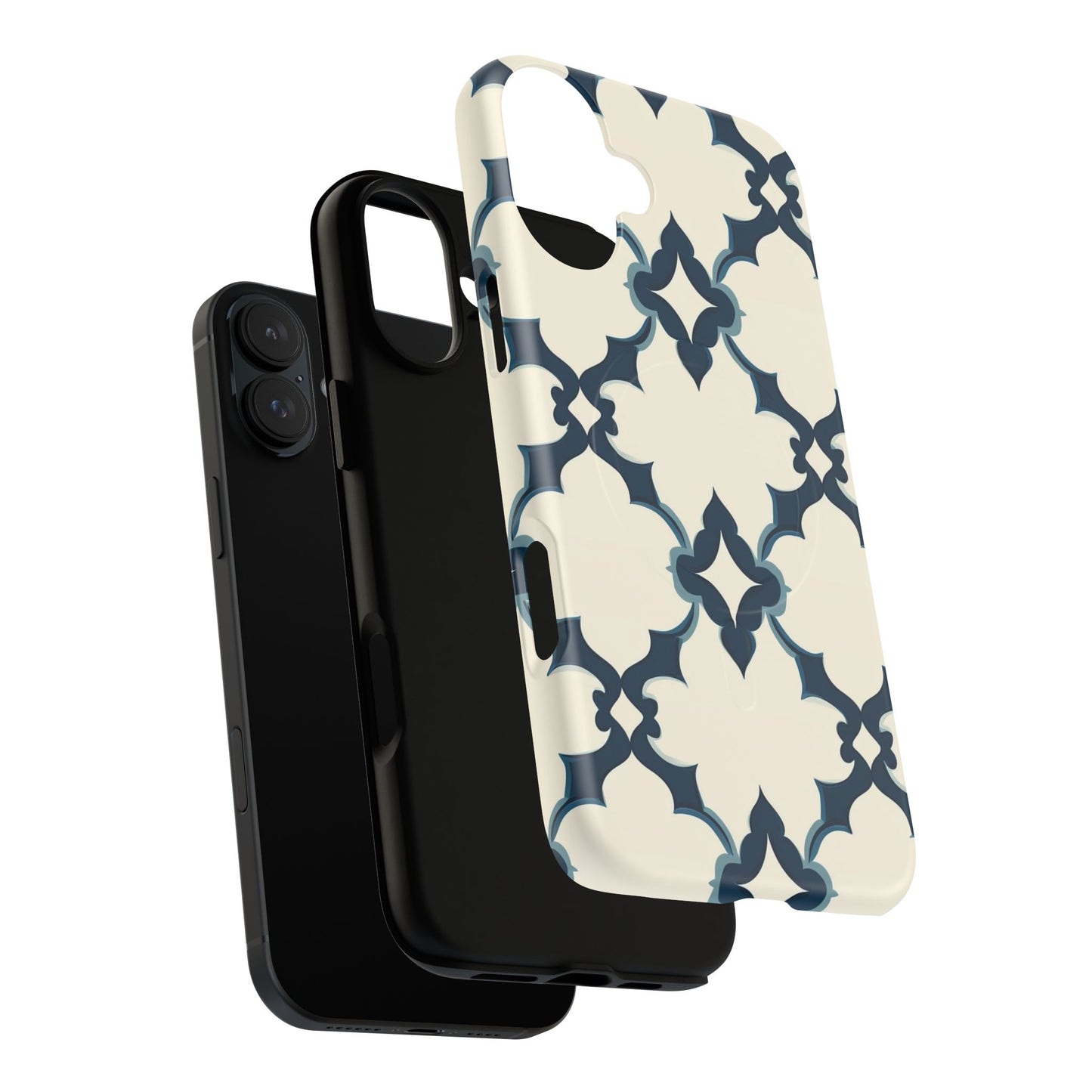 Midnight Quatrefoil Tough Magnetic Case