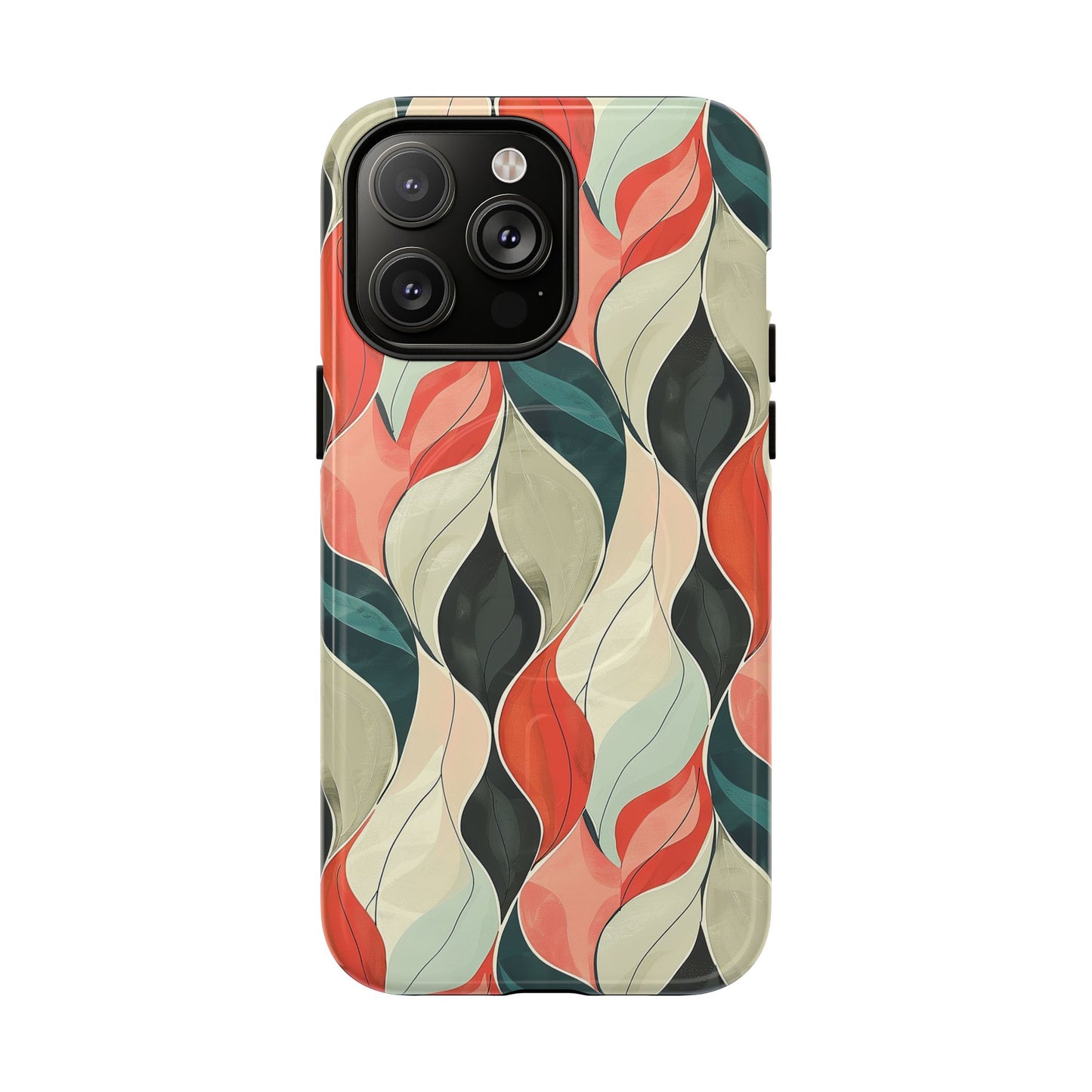 Soft Swirl Floral Tough Magnetic Case