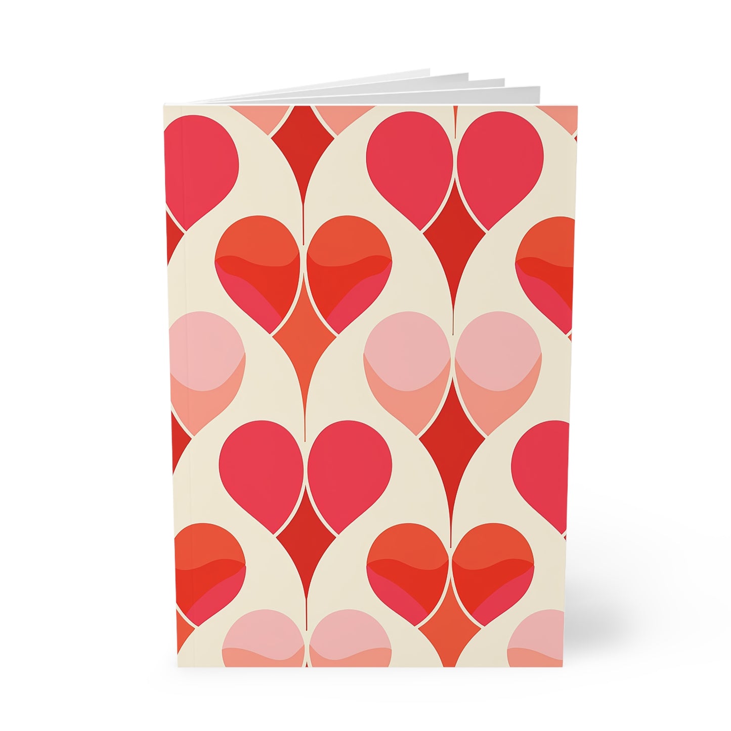 Heart Stream Softcover Notebook, A5