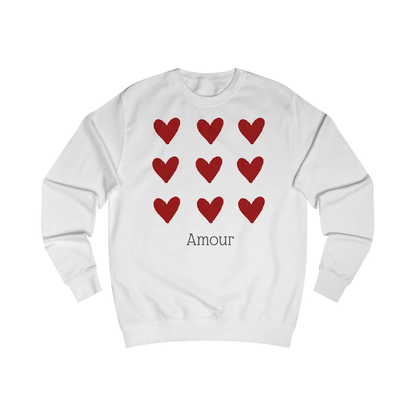 Amour Hearts Unisex Sweatshirt