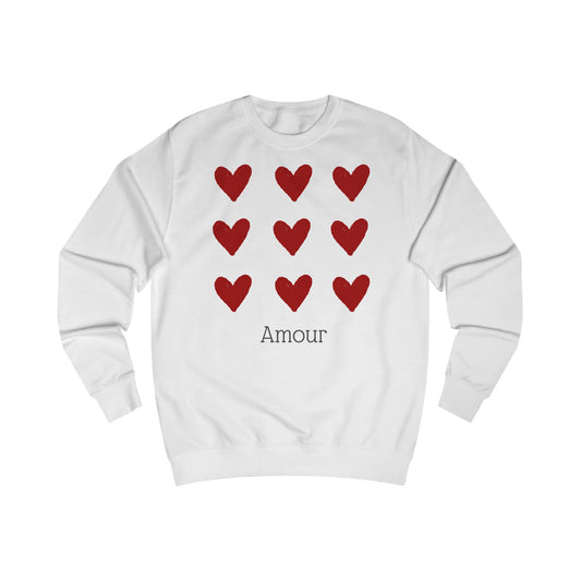 Amour Hearts Unisex Sweatshirt