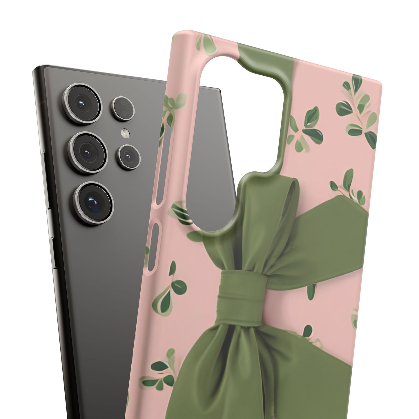 Blushing Bow Snap Case