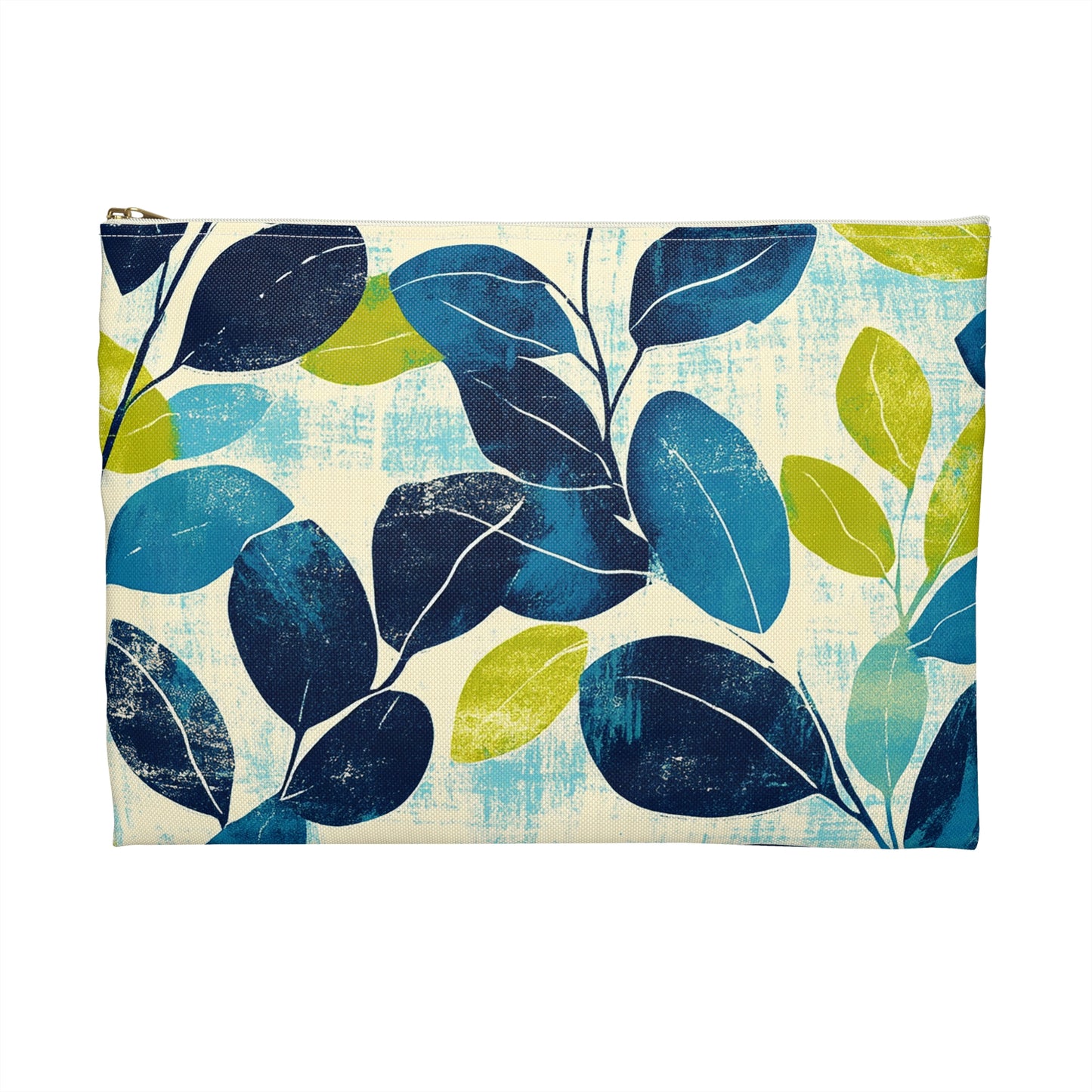 Retro Leaves Accessory Pouch