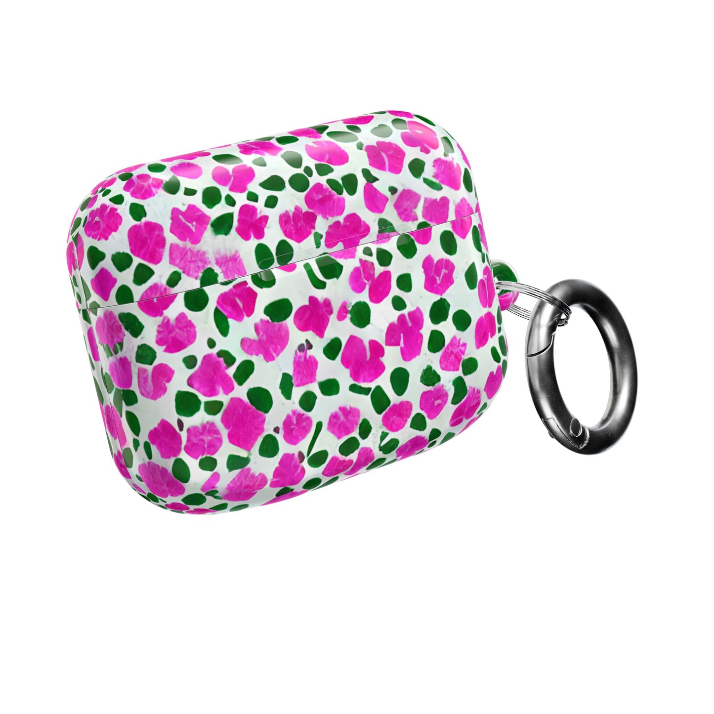 Petal Riot - Fuschia & Green Abstract AirPod Case