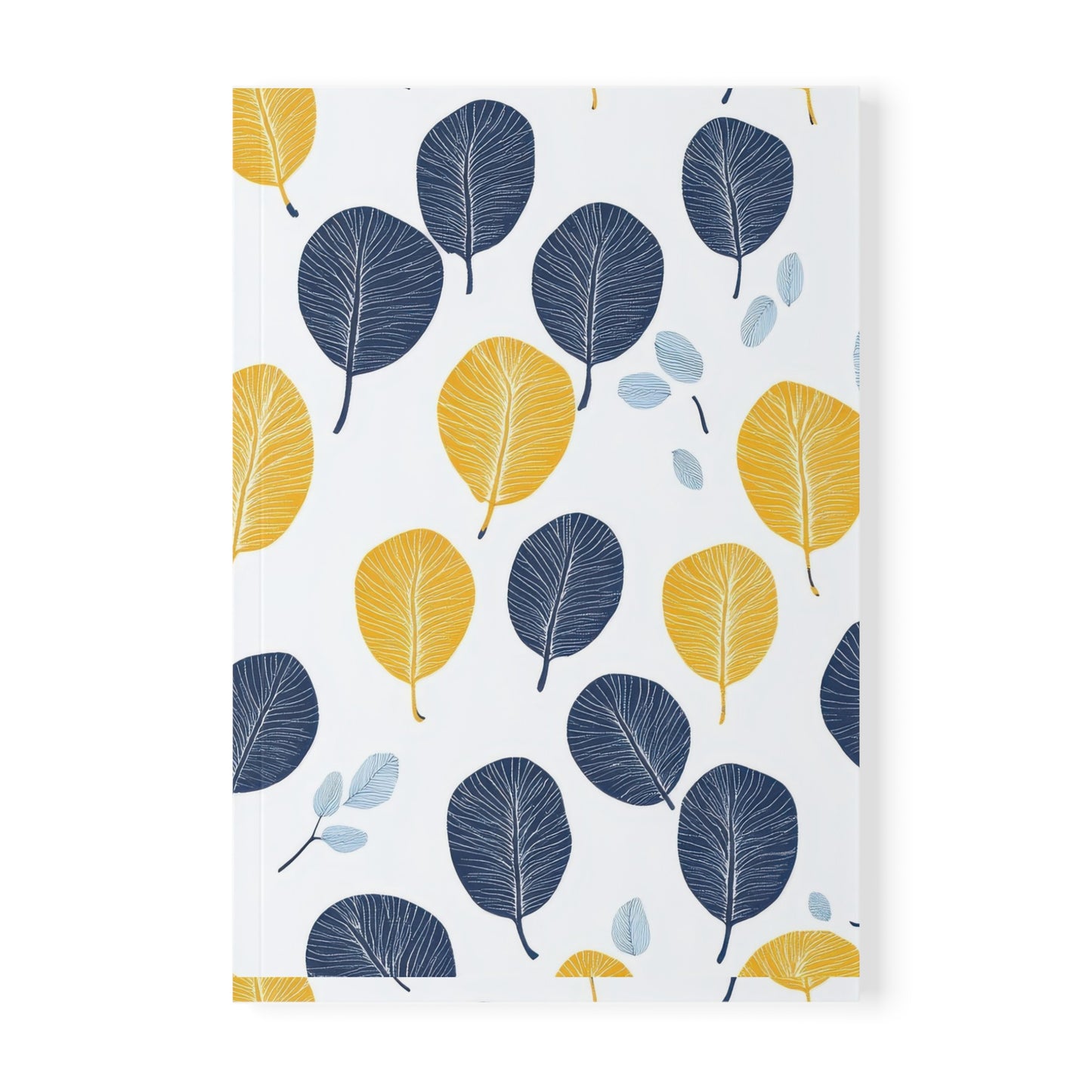 Nordic Canopy - Vibrant Leaf Design A5 Softcover Notebook