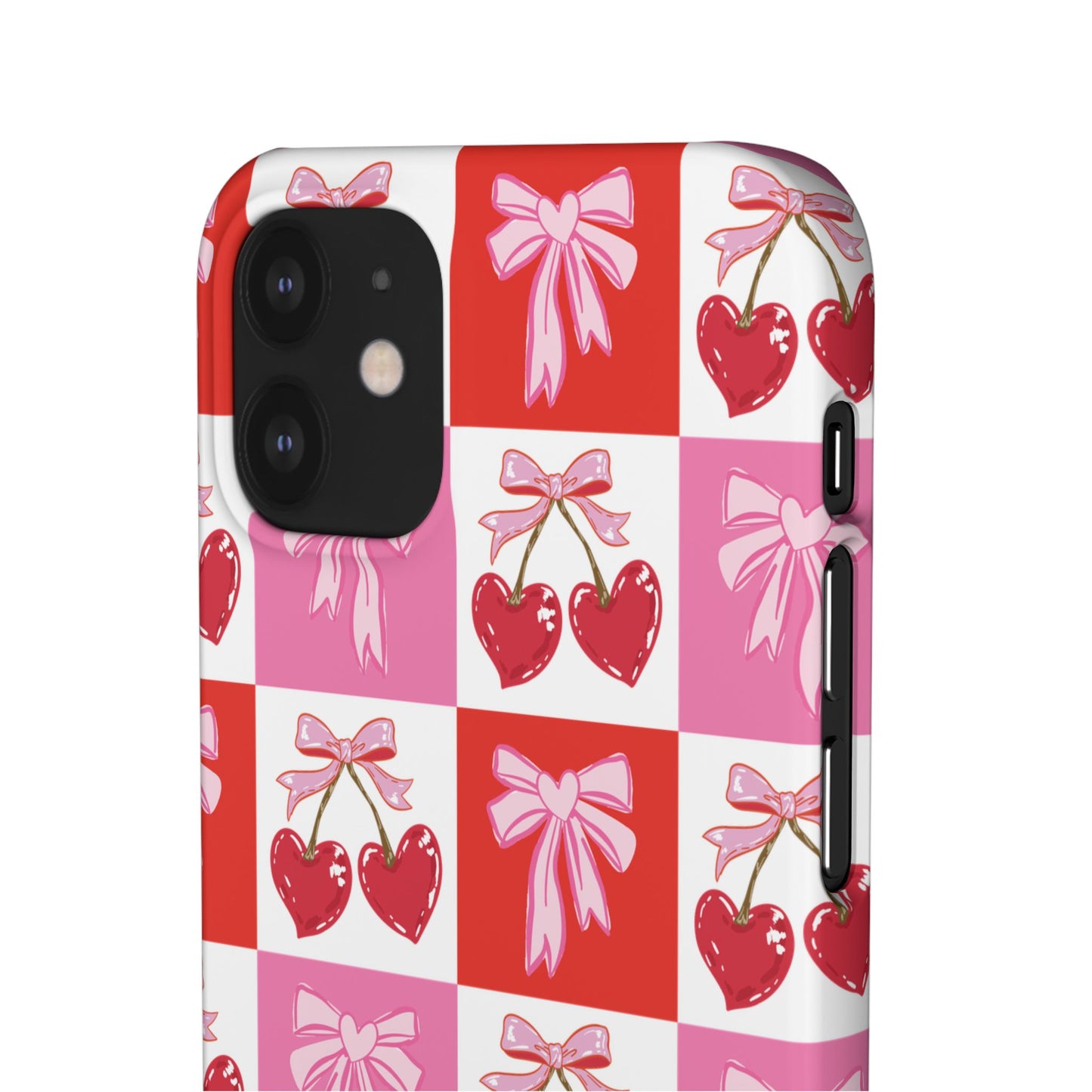 Sweet Pink Coquette Snap Case