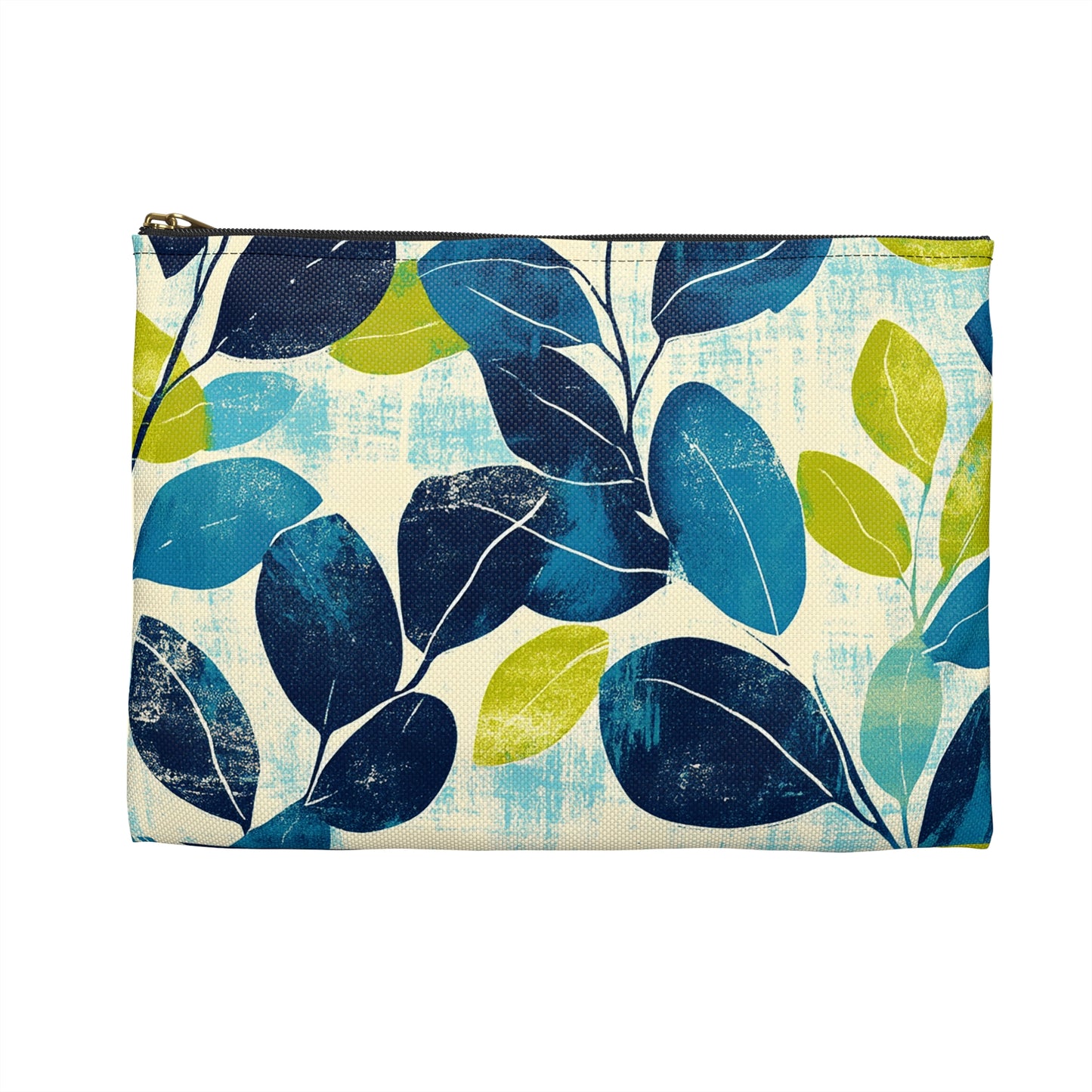 Retro Leaves Accessory Pouch