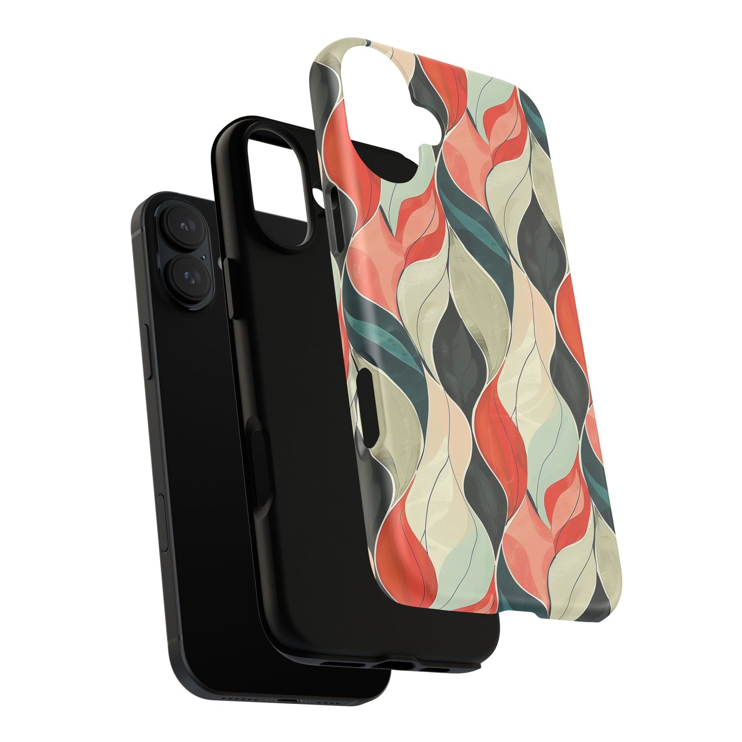 Soft Swirl Floral Tough Magnetic Case
