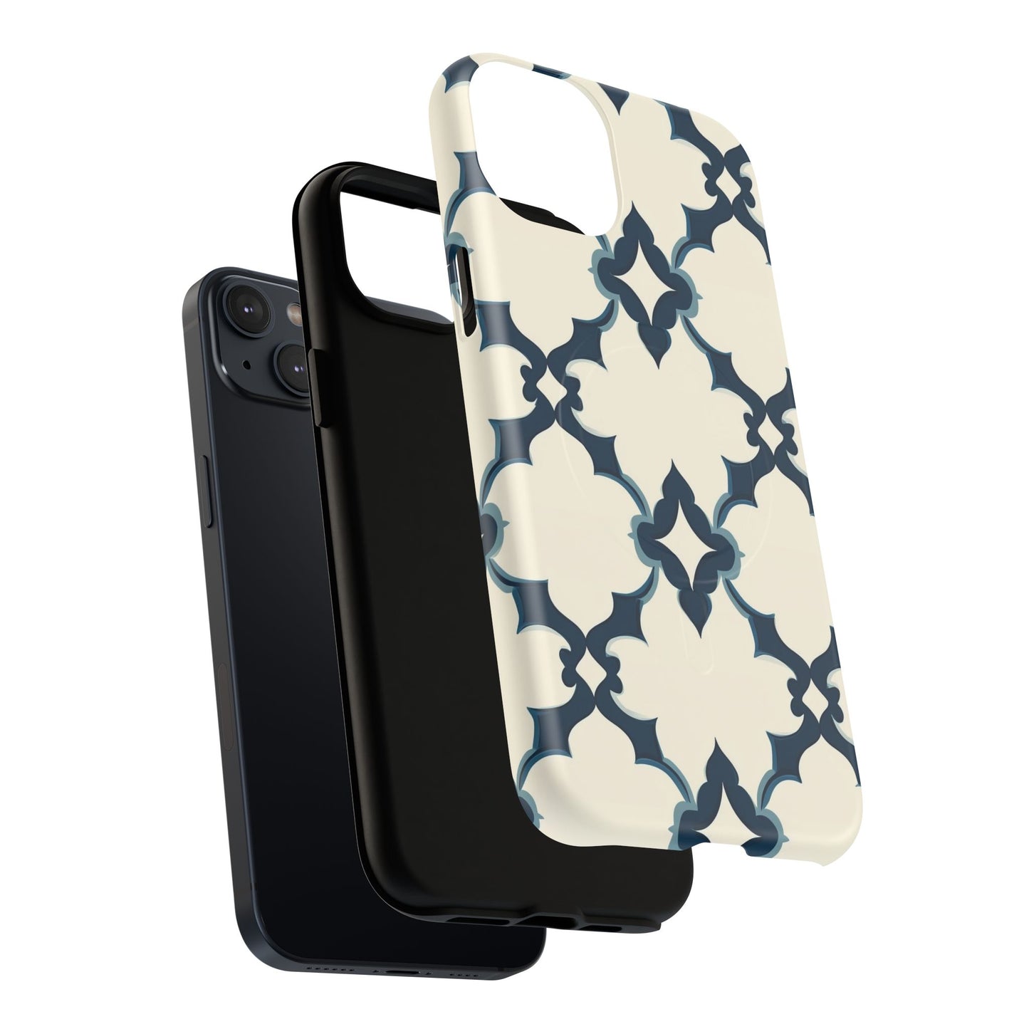 Midnight Quatrefoil Tough Magnetic Case