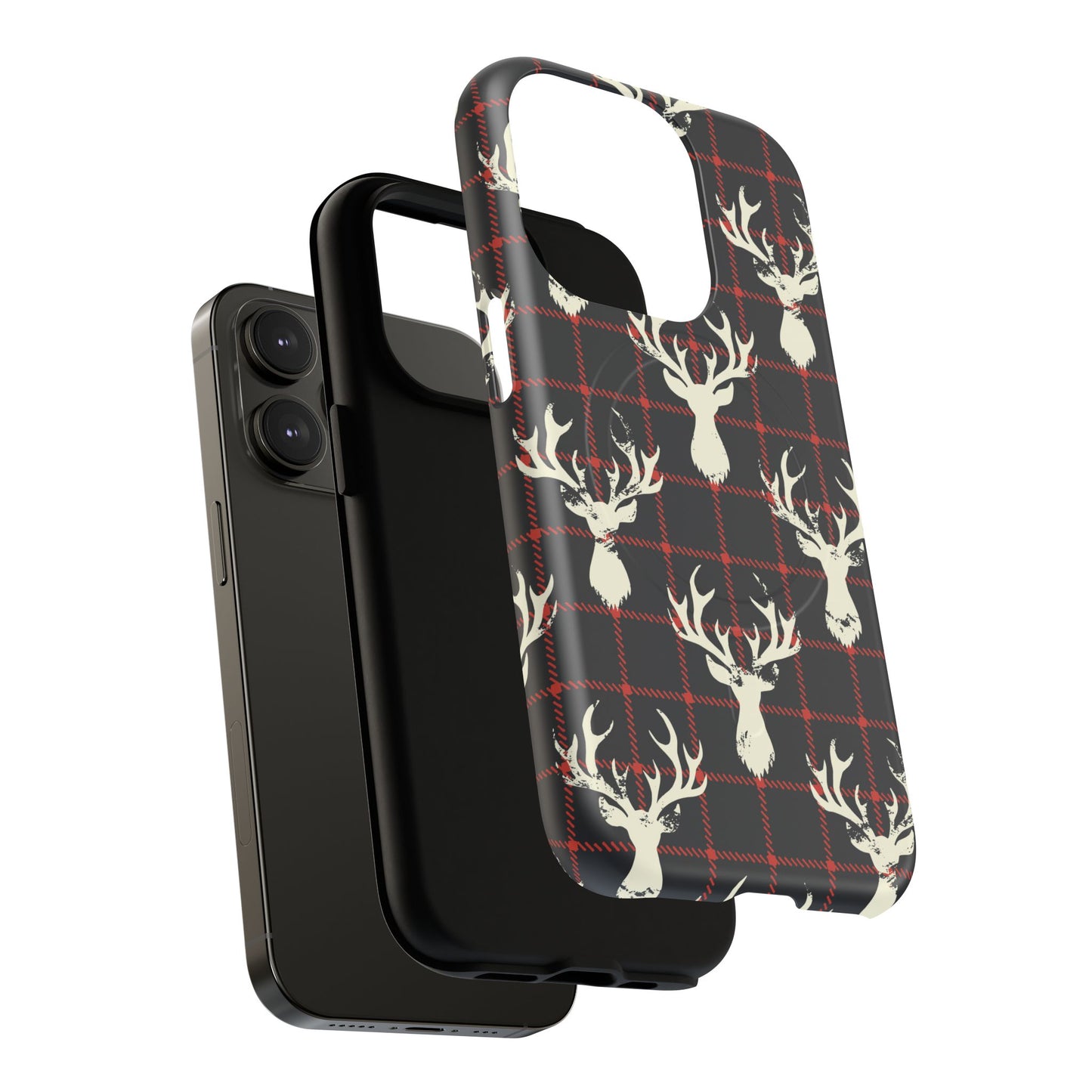 Stag Plaid Tough Magnetic Case