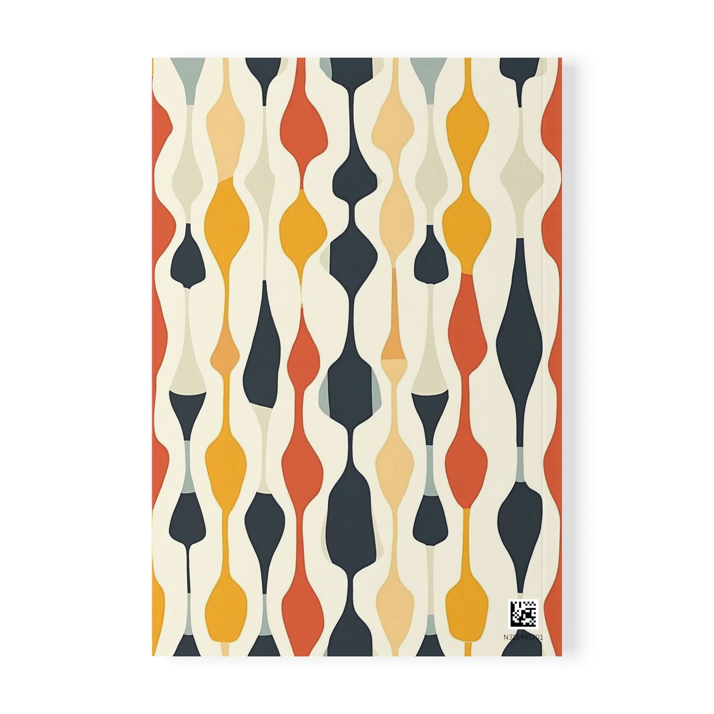Orbiting Florals Bohemian A5 Softcover Notebook