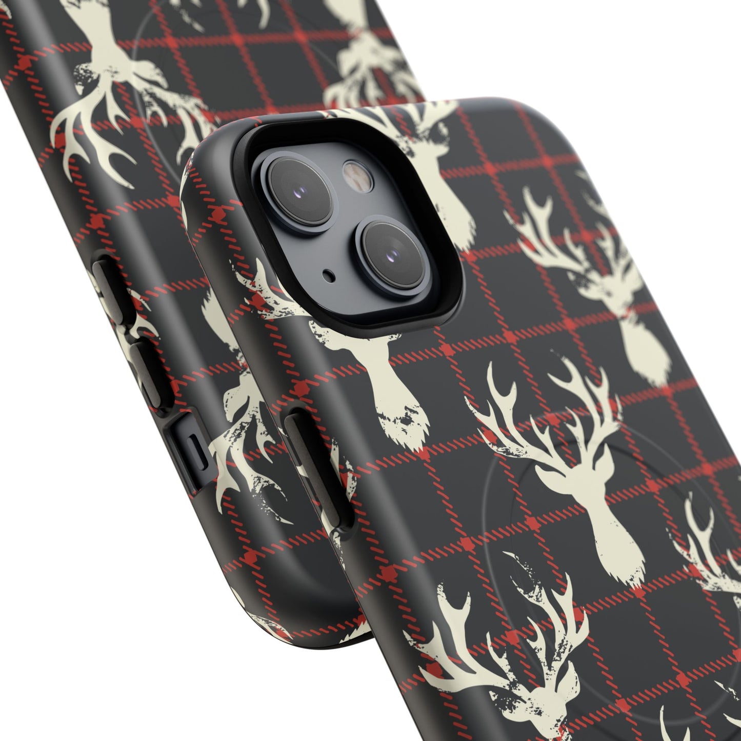 Stag Plaid Tough Magnetic Case