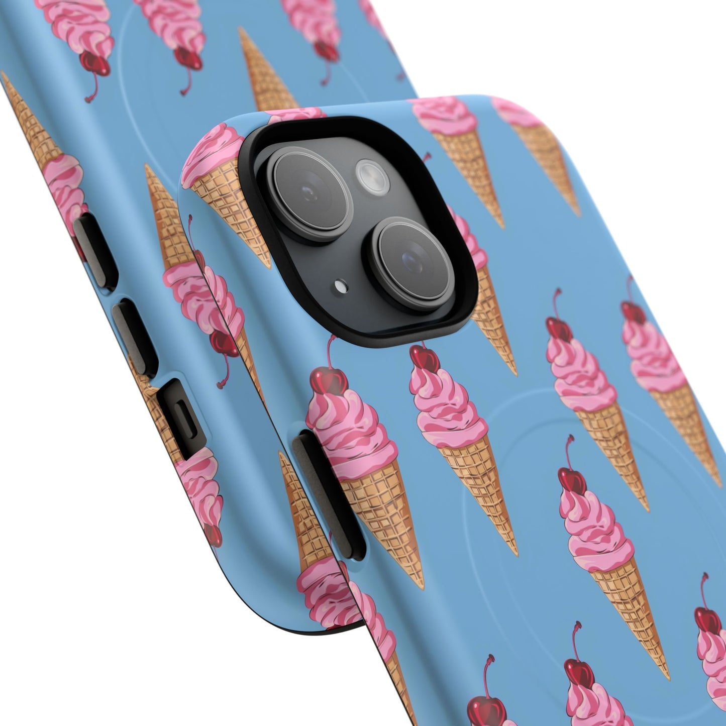 Cherry Swirl Tough Magnetic Phone Case
