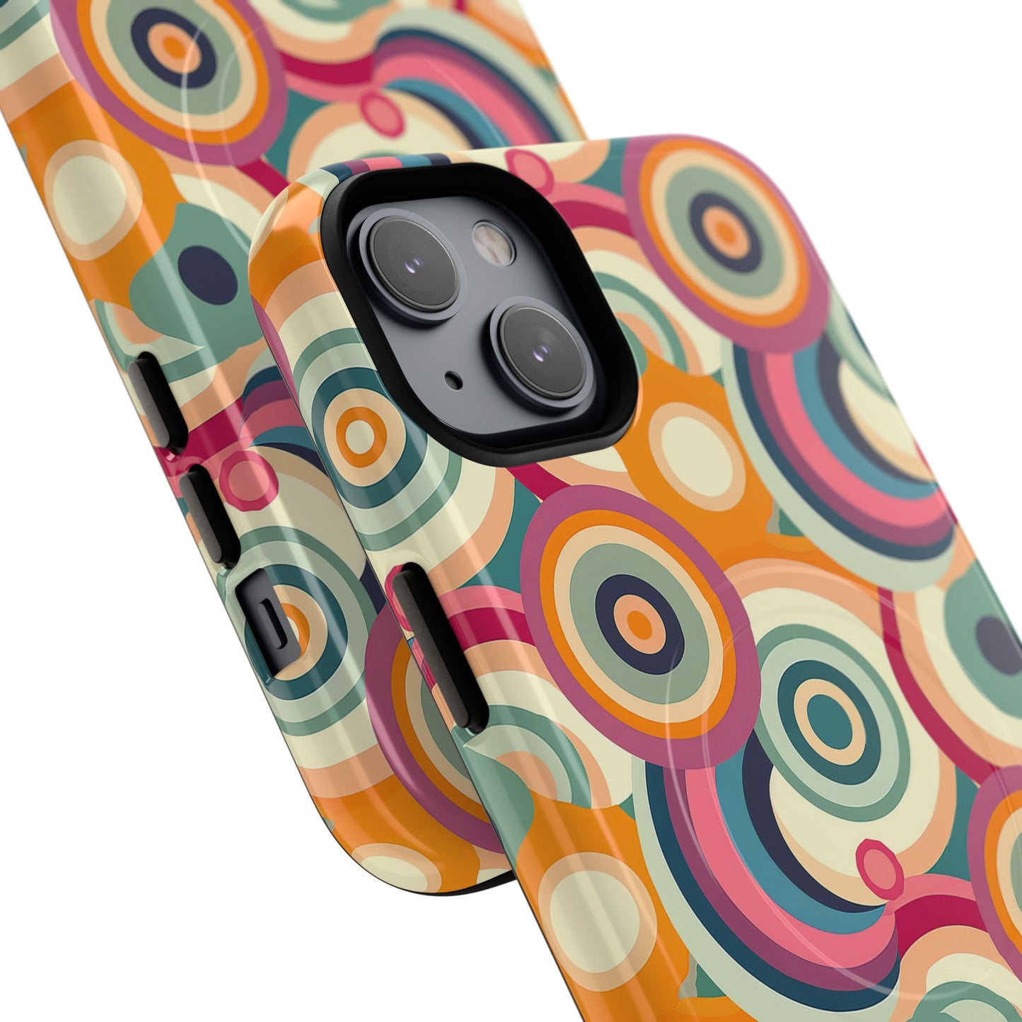Retro Ripple Tough Magnetic Phone Case