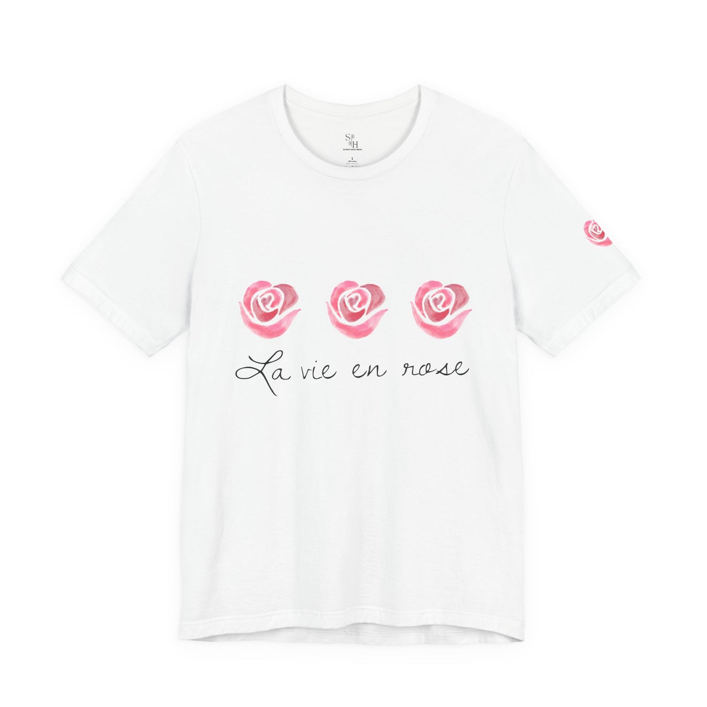 La Vie en Rose Unisex Jersey Tee