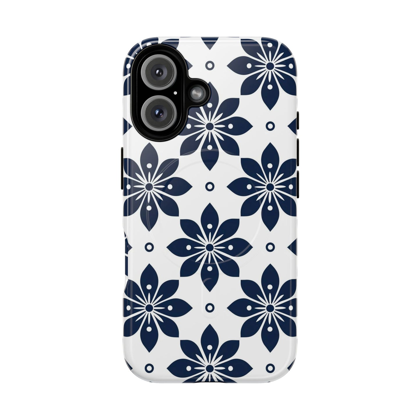 Azure Lattice Tough Magnetic Case