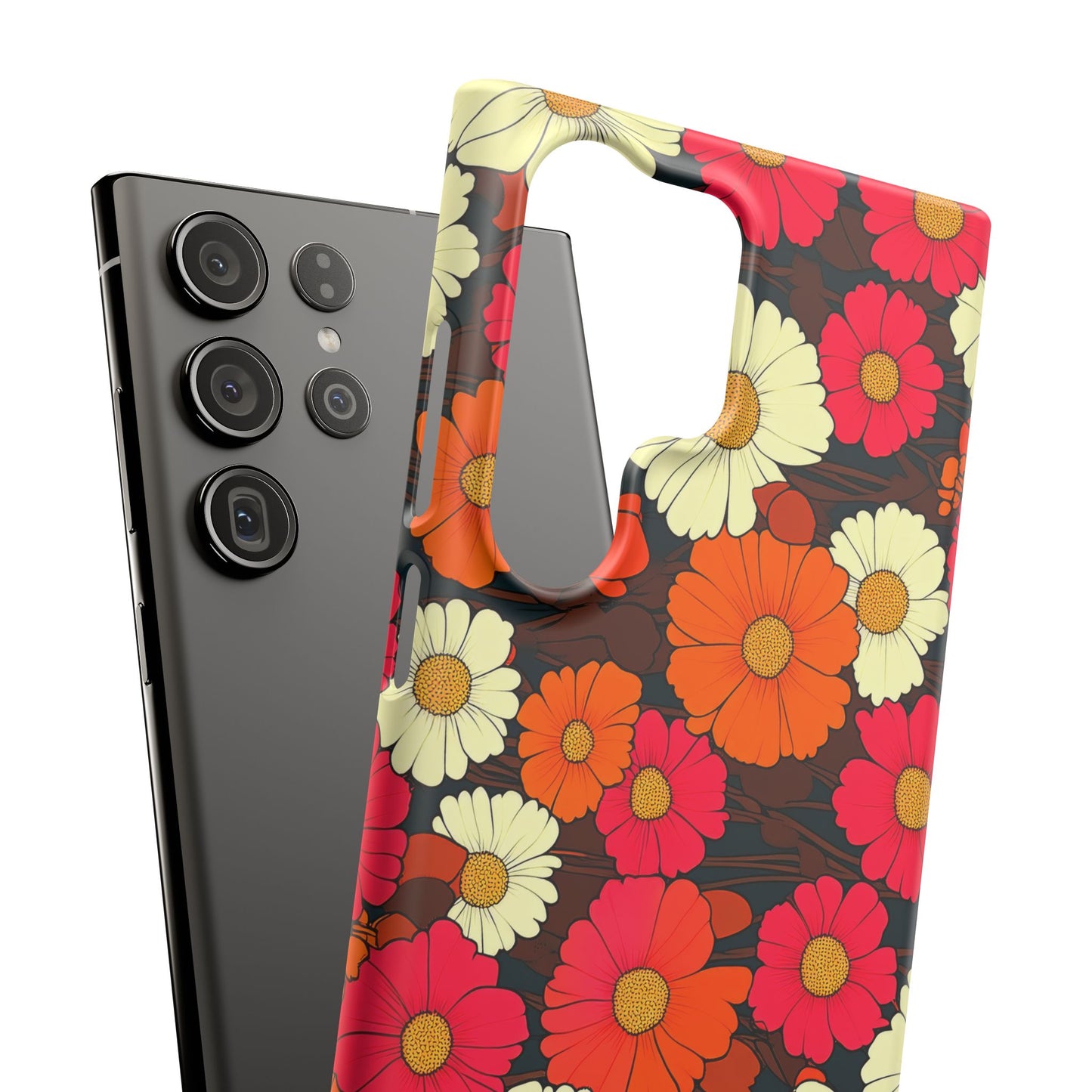 Petal Swing Retro Phone Snap Case