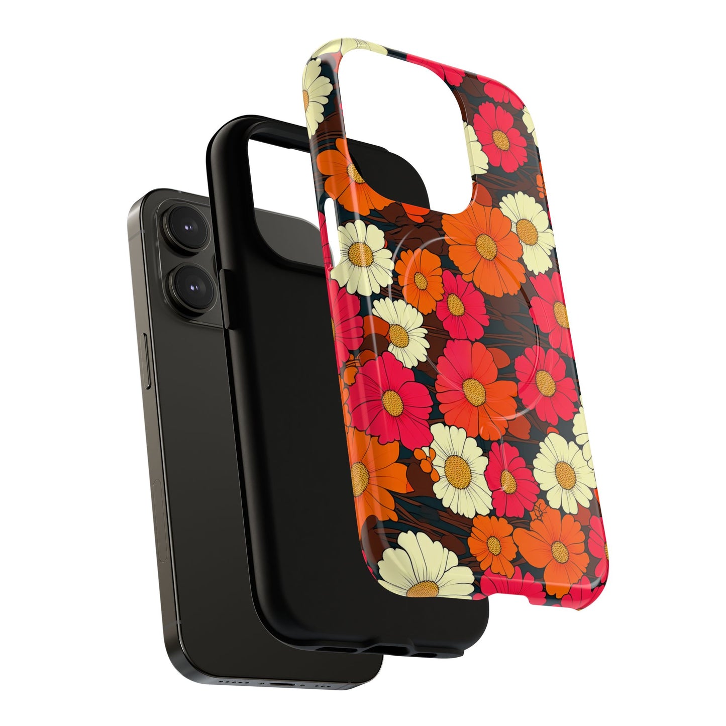 Flower Power Vintage Phone Tough Magnetic Case