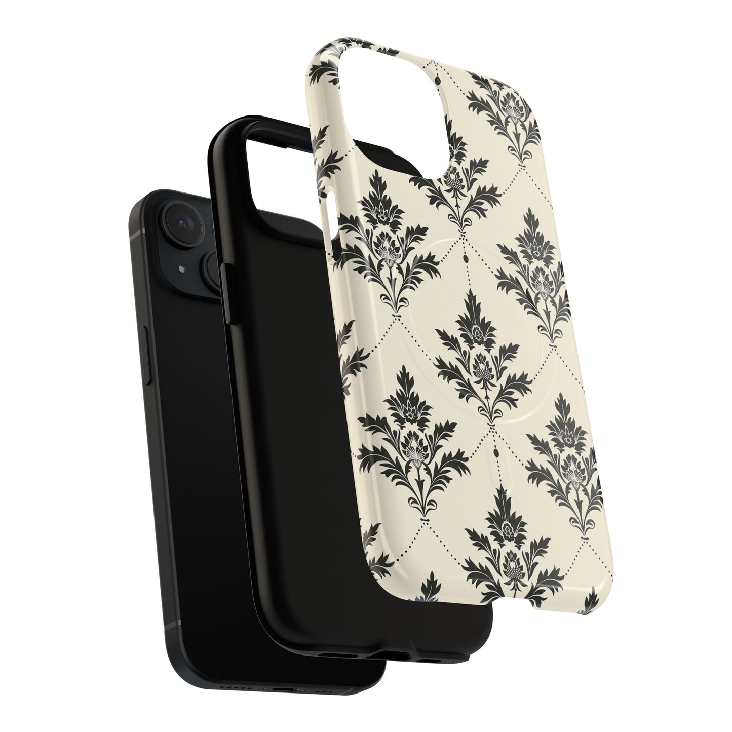 Midnight Damask Tough Magnetic Case