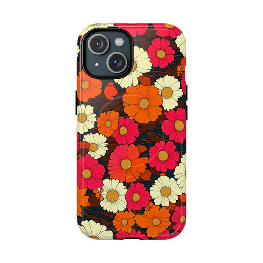 Flower Power Vintage Phone Tough Magnetic Case